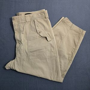 Banana Republic Barrel Pant Women 18 Utility Relaxed Beige